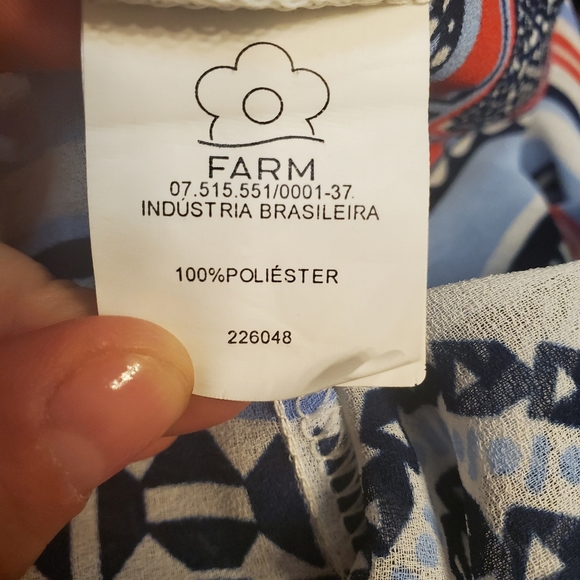 Farm Rio High Low Printed Button Down - Picture 6 of 8